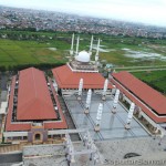 masjid agung tampak dari tower