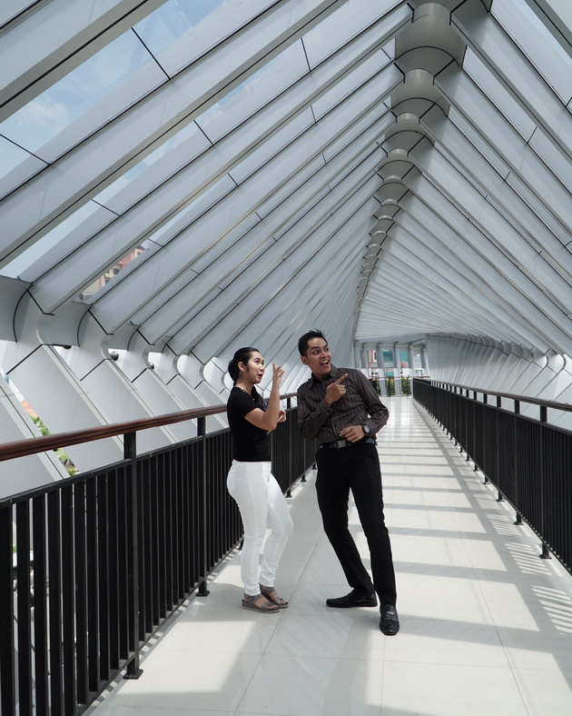 Indahnya Sky Bridge Semarang