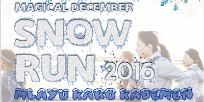 Snow Run 2016, Event Lari di Atas Salju