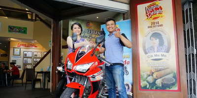 Inilah Pemenang Undian 3 Honda CBR dari Lunpia Delight