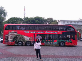 Naik Bus Tingkat Keliling Tempat Wisata Semarang Gratis