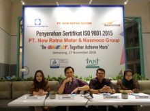 PT New Ratna Motor dan Nasmoco Group Raih Sertifikat ISO 9001:2015